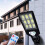 Solar buitenwandlampen met bewegingssensor, 72 LED's 1