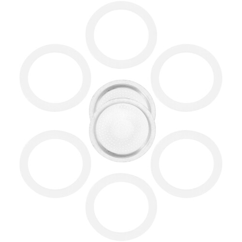 Acessórios para cafeteira Eease: anéis e telas de silicone 16