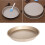 Non-stick bageform 23 cm 1 stk. champagne guld 2