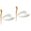 Tea Leaf Storage Plate for Loose Tea and Coffee Beans Set 1