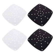 Silicone Steamer Mat for Air Fryer 6cm Square 4pcs