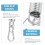 Hammock Chair Swing Springs Kit Durable Porch Accessory 5