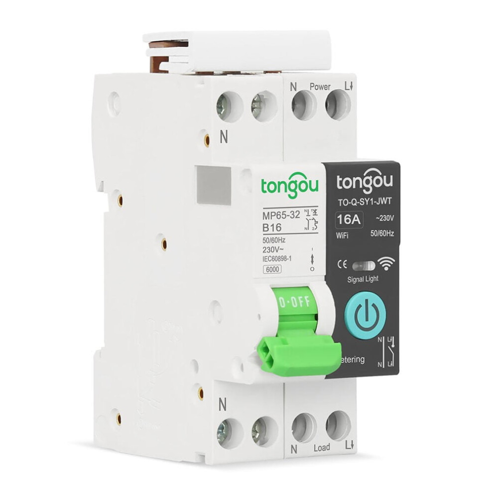 Mosiee Tuya Wifi Smart Circuit Breaker 1P 32A 9107258955326