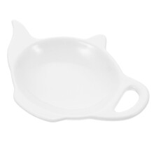 Dessous de verre en céramique pour sachet de thé avec support (1 pièce)