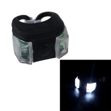 LED bicycle safety light silicone flashing lamp
