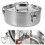 Masteelf stainless steel flan mold with lid 4