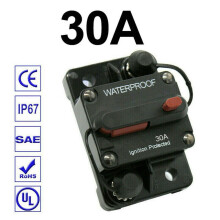Waterdichte autostroomonderbreker 30-300A 12V-24V DC