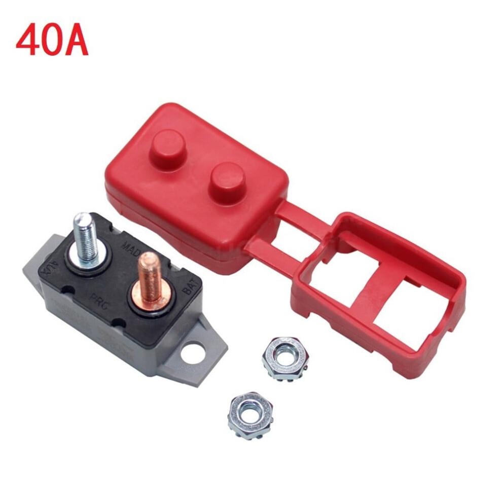 Ar-40A Overload Circuit Breaker Dual Battery Fuse Auto Reset 9107258957221