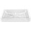 Πτυσσόμενο καλάθι τροφίμων σε λευκό ράφι αποθήκευσης κουζίνας 1 τεμάχιο 1