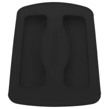 Housse anti-poussière en silicone incurvée noire pour grille-pain (2 pièces)