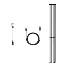 Mousseur à lait électrique portable et réglable (1 pièce)