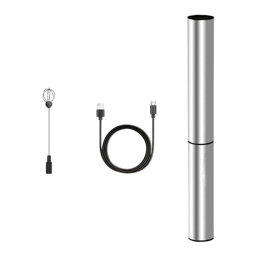 Mousseur à lait électrique portable et réglable (1 pièce)