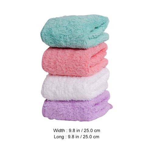 Infant saliva towels 8 pieces assorted colors 2