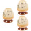 Japanischer Teebesenhalter aus Keramik, 3er-Pack 1