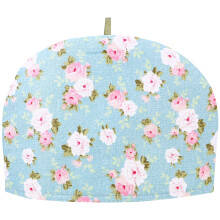 Housse isotherme en coton à motif floral pour théière