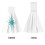 Turquoise Blue Starburst Hand Towels Mid Century Modern 1