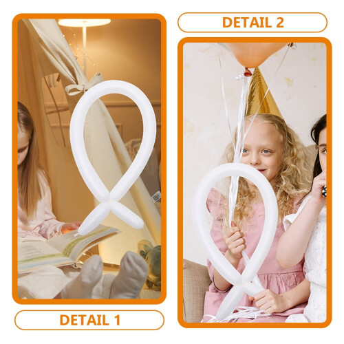 Latex Balloons Strip Decorative Twisting 50 Pcs 2