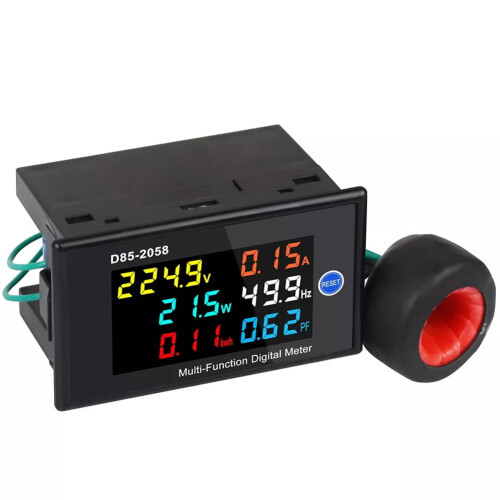 Mosiee AC digitale voltmeter/ampèremeter 0-100A