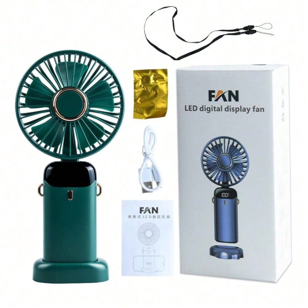 Handheld Fan 4000Mah Battery 5 Speeds 48H Runtime 9107258612229