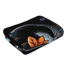 Serviette pour les mains Halloween Stitch, douce et absorbante, 40 x 60 cm
