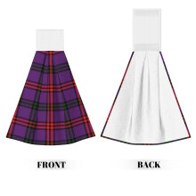Χειροπετσέτες Montgomery Tartan Coral Velvet, 2 τεμάχια