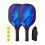 Set van 2 pickleball rackets met 4 ballen en ballenraper. 2