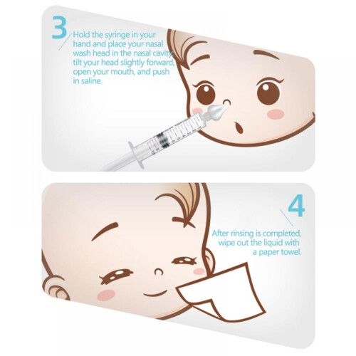 Nasal Aspirator for Babies 2 pcs 10 mL 2