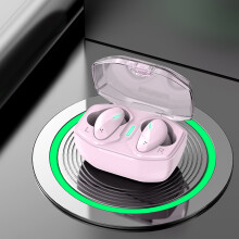 Offre spéciale rentrée scolaire Kayannuo : Écouteurs sans fil Bluetooth 5.2 avec lumière RGB, étui de chargement sans fil et crochets