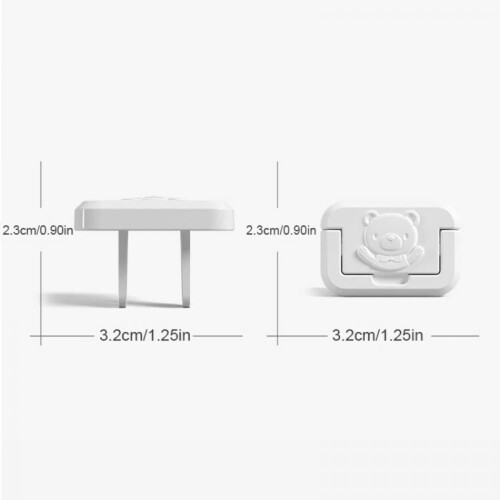 Outlet Covers with Hidden Pull Handle 10 Pack 1