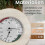 Träbastu Termometer Hygrometer Al 1 st 6