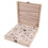 Scatola in legno per conservare il tè Pu'er e set in bambù 1