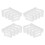 Πλαστικό διαχωριστικό πόρτας ψυγείου PP White4Sets 1