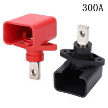 Lítium akkumulátor csatlakozó, teljesen rézből, 2x300A