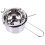 Stainless Steel Cheese Melting Pot Compact 1 Set 5