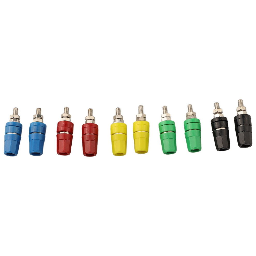 Banana Socket Binding Post Electrical Connectors 4Mm 10 Pcs 9107258944146