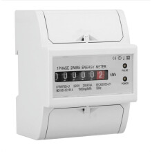 Mosiee egyfázisú elektronikus energiamérő, 20(80)A, DIN-sínre szerelhető