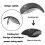 2.4G Wireless Foldable Mini Mouse with USB Receiver 5