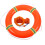 PVC Solid Foam Life Buoy Mediterranean Decor 1pc 1
