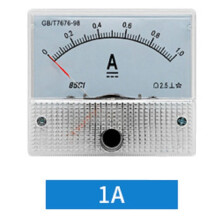 Αναλογικός πίνακας δείκτη αμπερόμετρου DC meter85C1-A
