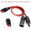 Adaptérový kabel Anderson pro solární panel, 35 cm 1