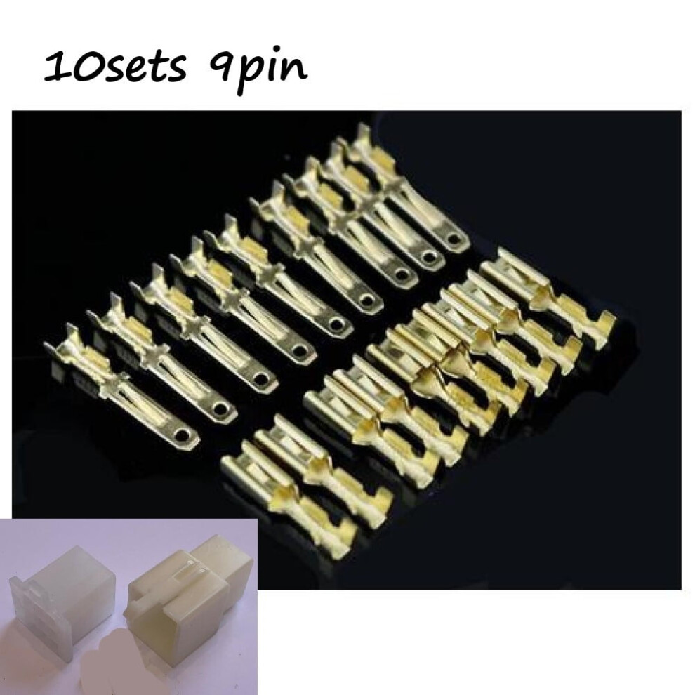 Motorcycle Terminal Connector Set 2.8Mm 10 Sets 9107258945556
