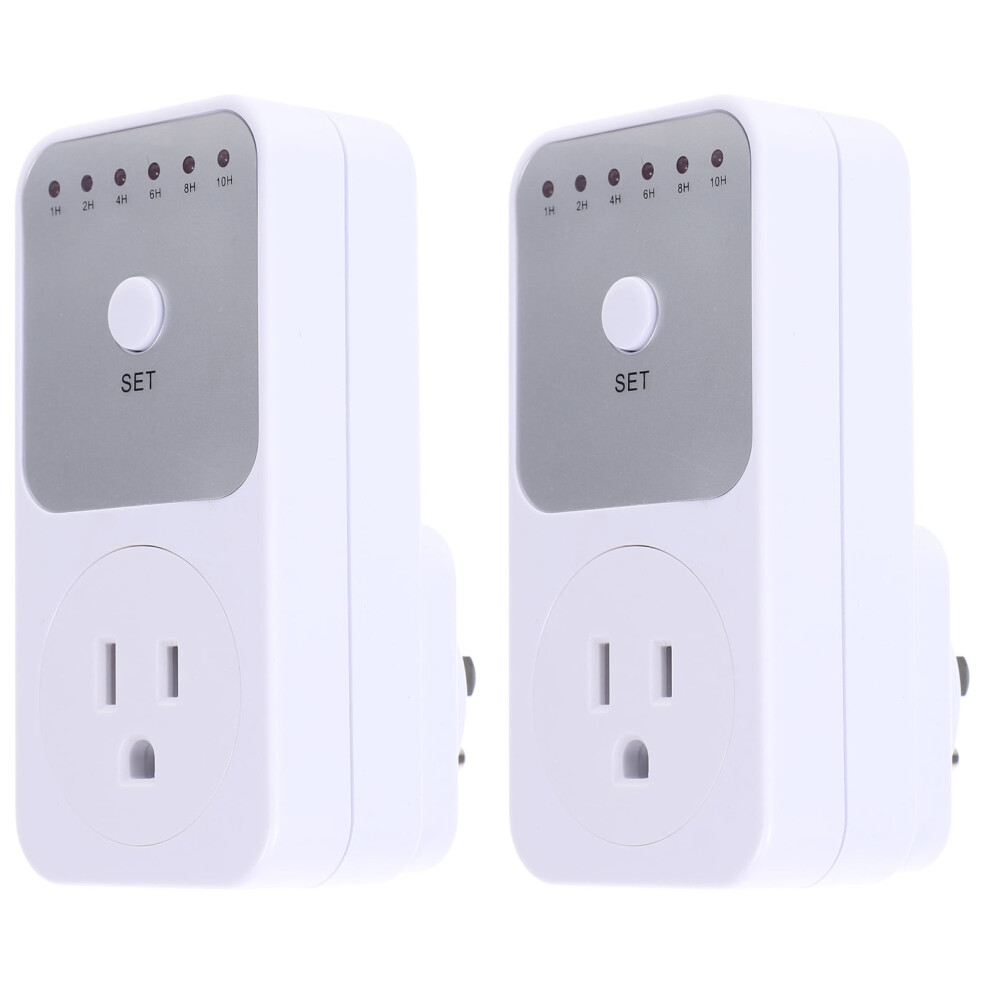 Light Timer Socket Indoor Electrical Plug 2 pcs
