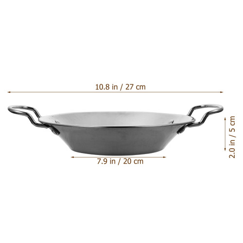 Stainless Steel Griddle Pan 12-inch 2