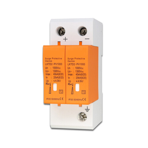 Solar Surge Protector1000VDC40kA2-Pole DIN Mount