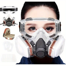 Reusable Respirator Mask with Filter for Dust and Chemicals