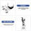 Bathroom Sliding Glass Door Bottom Pulleys 2 Pack 3