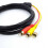 Καλώδιο συμβατό με HDMI σε RCA, 1080P5ft/1.5m συμβατό με HDMI αρσενικό σε καλώδιο βίντεο ήχου 2