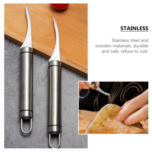 Shrimp Line Cutter Stainless Steel 3 pcs 1