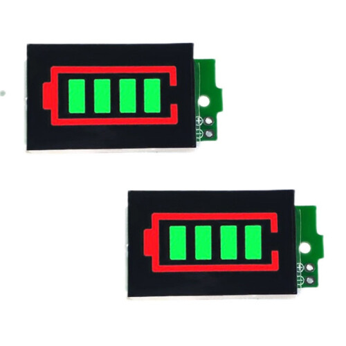Mosiee Batterijcapaciteitsweergavemodule 3-34V 5mA 4-delige set