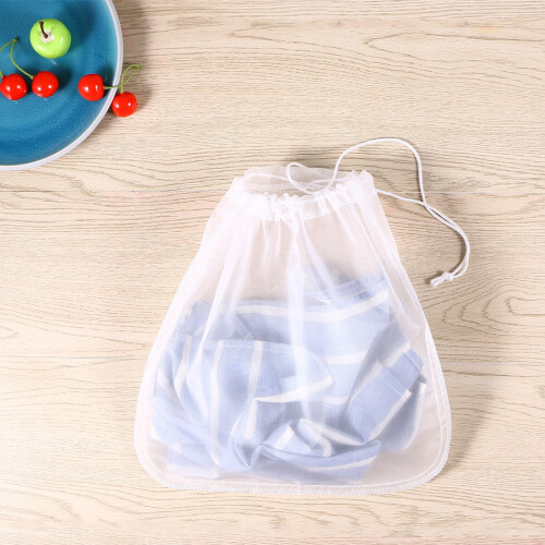 Nut Milk Bag Reusable Fine Nylon Mesh200μm 2